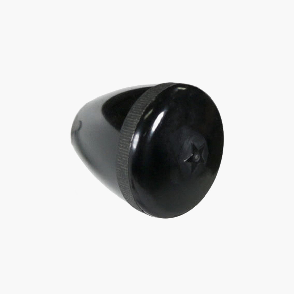 Round black handles x8